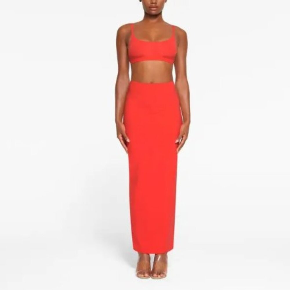 SKIMS Poppy Fits Everybody Long Skirt 4X NWT